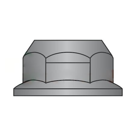 Newport Fasteners Lock Nut, M6-1.00, Steel, Class 10, Black Phosphate, 5.7 mm Ht, 2500 PK 929220